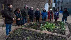 El huerto urbano de Cuenca en Pamplona se pudre: denuncian el lamentable estado en su primer aniversario