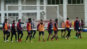 Fran Mérida y Carlos Clerc, ausentes en el entrenamiento matinal y dudas para jugar en Albacete