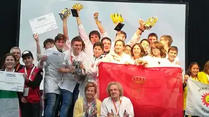 Un equipo de navarros conquista el podio por el robot presentado en la First Lego League Espa&ntilde;a