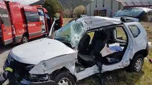 Muere el vecino de Leiza herido muy grave en un accidente en Sarasa al chocar con un camión