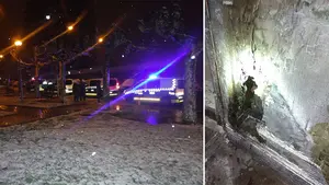 Un incendio en una sexta planta de un edificio en Pamplona obliga a desalojar a varias familias de madrugada