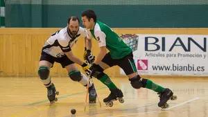 Dos goleadas y una derrota para los equipos navarros en la jornada de la OK Bronce Liga Norte