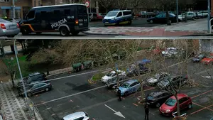 Hallan un artefacto explosivo en un contenedor de Pamplona: la policía acordona una calle de Mendebaldea