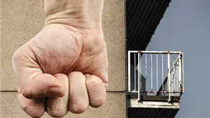 Intenta ahorcarse en el balcón de su expareja en Tudela: evitan el suicidio de un presunto maltratador