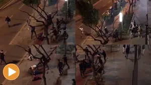 A la cabeza y sin piedad: la brutal pelea multitudinaria en Cornellà que ha dejado graves a tres jóvenes