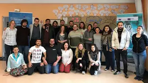 Alsasua acoge un curso con j&oacute;venes de 14 pa&iacute;ses integrados en el Servicio de Voluntariado Europeo