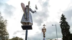 El &Aacute;ngel de Aralar llega a Pamplona: la venerada imagen recorrer&aacute; m&aacute;s de 80 puntos en la capital