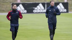 Osasuna prepara el partido de este domingo contra el Córdoba con la duda de Carlos Clerc