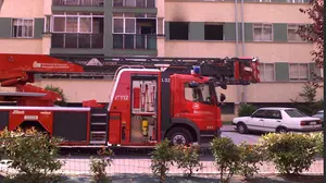 Del agua al fuego: un incendio provoca un susto en una vivienda de Barañáin que ha comenzado a arder