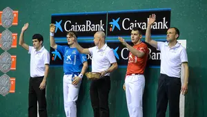 El gran espect&aacute;culo del torneo Manoman&iacute;sta en el front&oacute;n Labrit