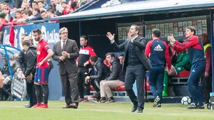 Diego Martínez: "El partido está muy condicionado por el 0-1 que te revienta anímicamente"