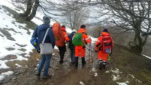 Con mareos y taquicardias: rescatada una peregrina belga de 73 años en el refugio de Lepoeder