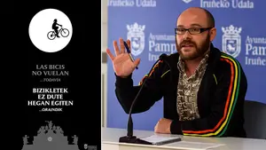 Cuenca usa una icónica imagen del extraterrestre E.T para promocionar el Día de la Bici en Pamplona