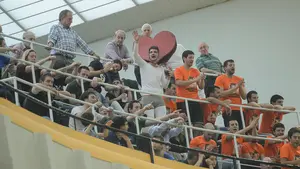 Gran ambiente pelotazale en el frontón Labrit con el Manomanísta