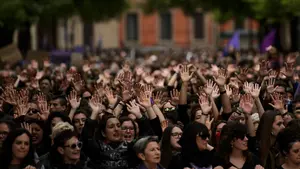 El sonoro grito de la manifestación en Pamplona contra 'La Manada': "Estamos rabiosas y lo vamos a demostrar"