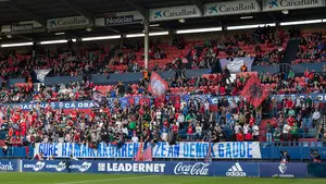 Osasuna muestra su "profunda preocupación" por la decisión de algunos socios de no animar en El Sadar