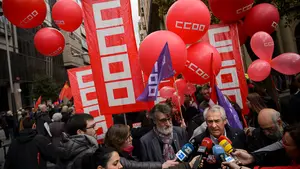 Denuncian la "desproporción" de multas y penas impuestas contra cientos de sindicalistas en Navarra