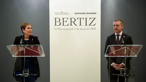 Barkos y Urkullu ya hablan sobre beneficios para los presos asesinos de ETA en una cita conjunta en Bertiz