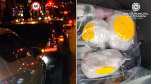 El desliz de un traficante de drogas que ha permitido detenerle en un control en Pamplona