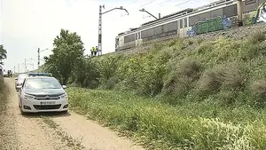 Muere una joven arrollada por el tren de Pamplona a Zaragoza cuando trataba de sujetar a su perro