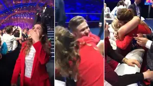 Lo que no se vio de la semifinal de Eurovisión: alaban a Amaia y Alfred por ayudar a un cantante rival