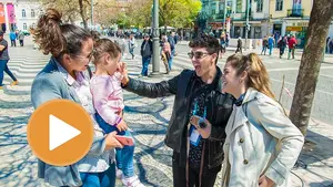 As&iacute; han recibido los fans espa&ntilde;oles a Amaia y Alfred en Lisboa a dos d&iacute;as de Eurovisi&oacute;n