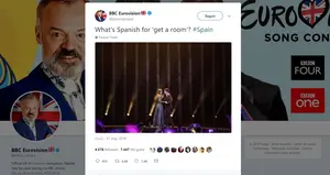El comentado tuit de la BBC que manda a Amaia y Alfred a un hotel tras su actuación en Eurovisión