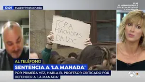 Susanna Griso abronca al profesor que defiende a 'La Manada': "&iquest;Me ha llamado Susanita?"