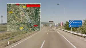 Baile de tráfico: habilitan una conexión gratuita con la Autopista de Navarra por una restricción en la N-121