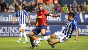 El centrocampista Fran Mérida es seria duda por lesión para el partido ante el Elche en El Sadar