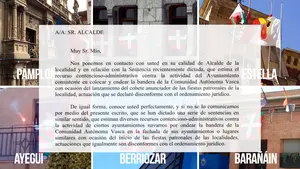 A golpe de burofax contra las ikurriñas en Navarra: la nueva forma con la que el PPN busca combatir la ilegalidad