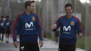 Un osasunista, Azpilicueta y Monreal comienzan la preparación del Mundial con la selección