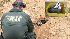 Una finca 'minada' en el Valle de Yerri: la Guardia Civil neutraliza un peligroso artefacto explosivo