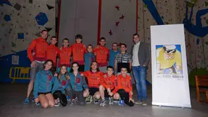 El Club Rocópolis de Berrioplano habilita el primer muro de escalada de velocidad homologado en España
