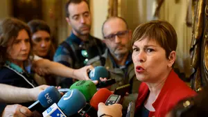 Barkos espera que se abra "un nuevo tiempo para la política" y para las relaciones de Navarra con el Estado