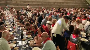 Barkos agradece a los navarros ausentes "mantener vivo el sentimiento de pertenencia a esta tierra"