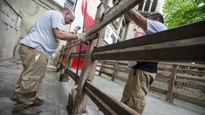 El 'momentico' más esperado: Pamplona instalará su vallado más famoso con alguna 'renovación'