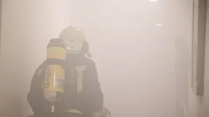 Dos personas resultan intoxicadas por inhalación de humo en un incendio en una vivienda en Monteagudo