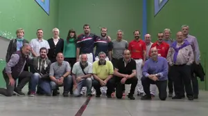 Ander Otegi y Asier Andueza se imponen en el IX Ránking de trinquete en Oberena