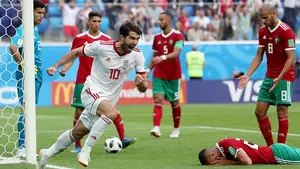 La Irán de los exrojillos Masoud y Ansarifard sorprende a Marruecos en el tiempo extra