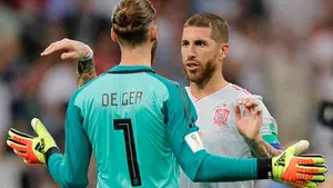 El capitán Sergio Ramos respalda a De Gea, pese a su grave error ante Portugal