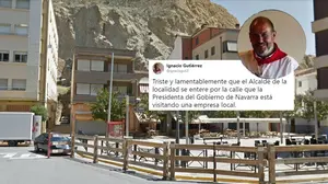 Un alcalde ribero denuncia haberse enterado en plena calle que la presidenta Barkos visita su localidad