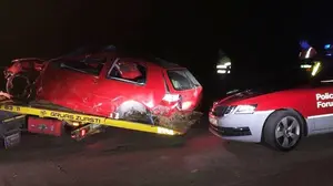 Evacuadas a Estella cuatro personas tras resultar heridas en un accidente en Azcona 