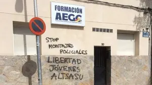 "Tan cobardes como los condenados": as&iacute; responde la Guardia Civil a las pintadas contra la sentencia de Alsasua