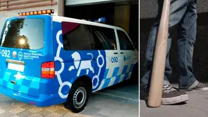 Altercado en un piso de Pamplona: la policía decomisa un bate de béisbol en una disputa de madrugada