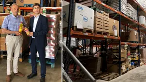 Una ayuda de peso: Mercadona entrega 4.500 kilos de comida al Banco de Alimentos de Navarra