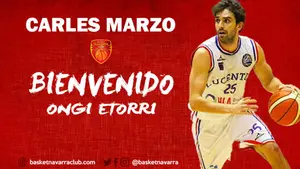 El primer fichaje: el base catalán Carles Marzo se incorpora al Basket Navarra