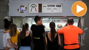 Abren al público las puertas de los Corrales del Gas: ya se pueden contemplar los toros de los encierros