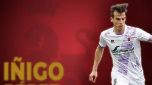 El centrocampista pamplonés Íñigo Pérez, primer fichaje de Osasuna para el próximo año