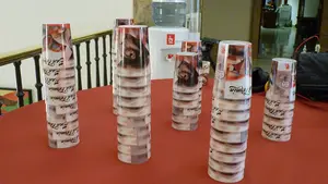 La trastienda del Chupinazo: el Ayuntamiento brinda con los vasos reutilizables de Cuenca del pasado año